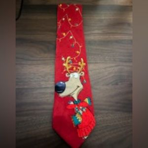 Christmas tie by John ashford with reindeer
